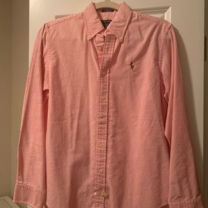 NWT Lauren Ralph Lauren Oxford style button up